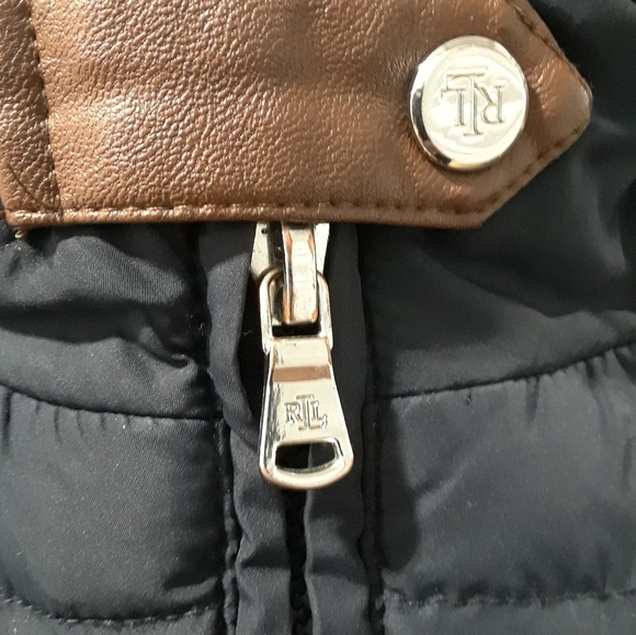 Ralph Lauren puffer down coat with hood.  XS. Great preloved condition - Picture 2 of 13